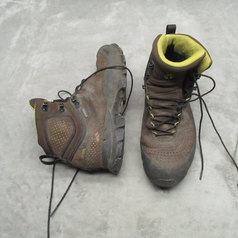 Tecnica Men 9.5 Hiking Boots Brown GoreTex Forge GTX‎ Vibram Trekking Trail Hike